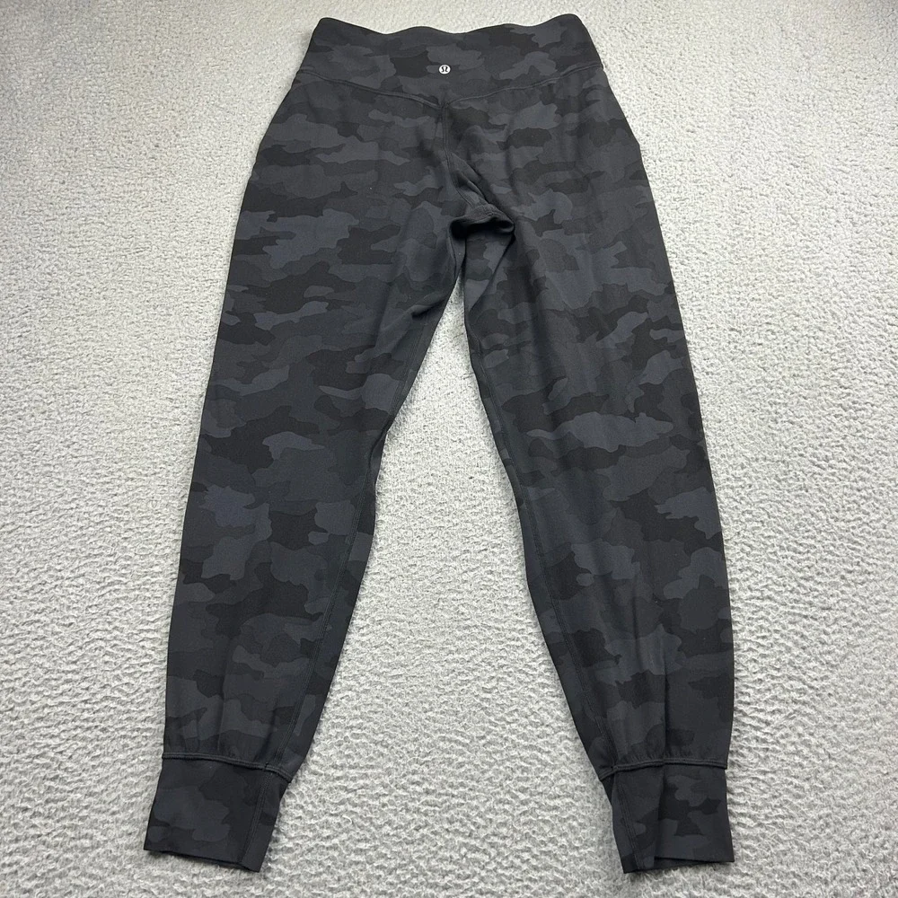Lululemon Pants Womens 8 Black Camo Align High Rise Leggings Yoga Athletic